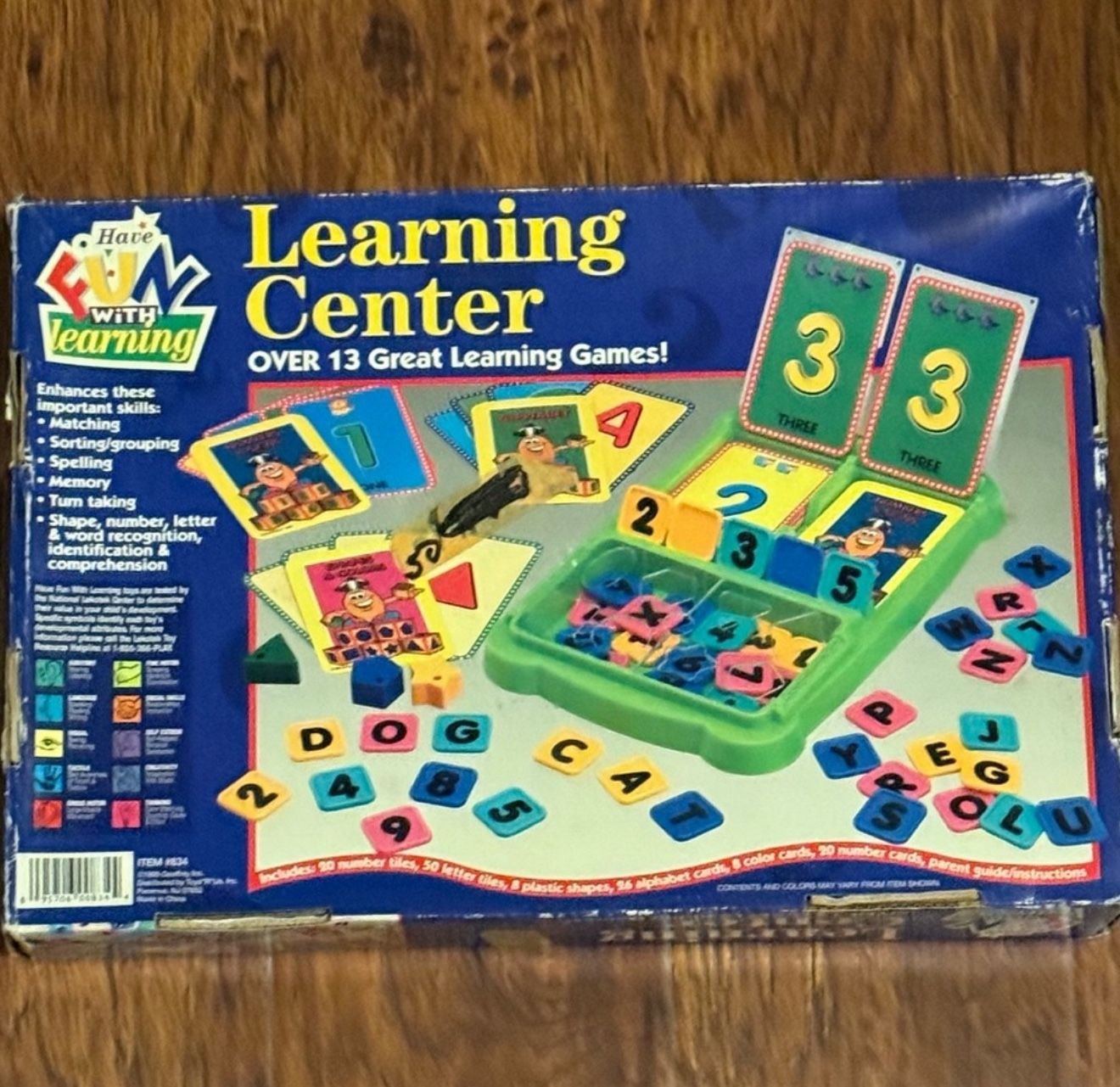 Learning Center Have Fun with Learning Educational Game Set