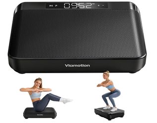 Plate Exercise Machine, Full Body Vibrating Platform for Lymphatic Drainage Weight Loss, 99 Levels Shake Plate Home Workout Equipment with LED Display