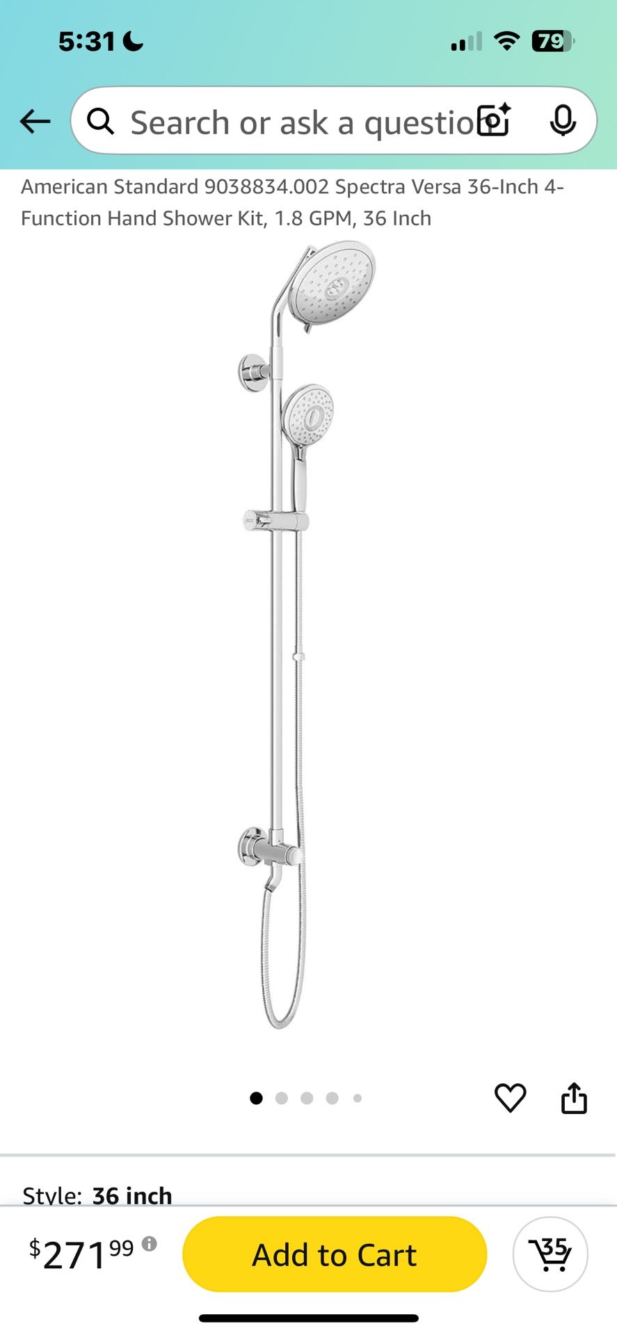 American Standard Hand Shower Kit