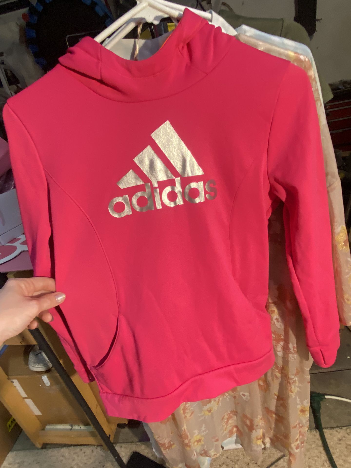 Pink adidas Hoodie