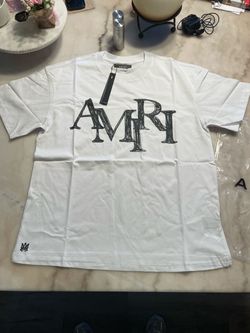 AMIRI Sketch Logo T-Shirt - White / Black