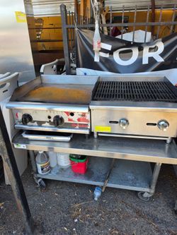 Restaurant Equipment Package – True Refrigerator, Grill, Charbroiler & Stainless Table – $2,999 OBO