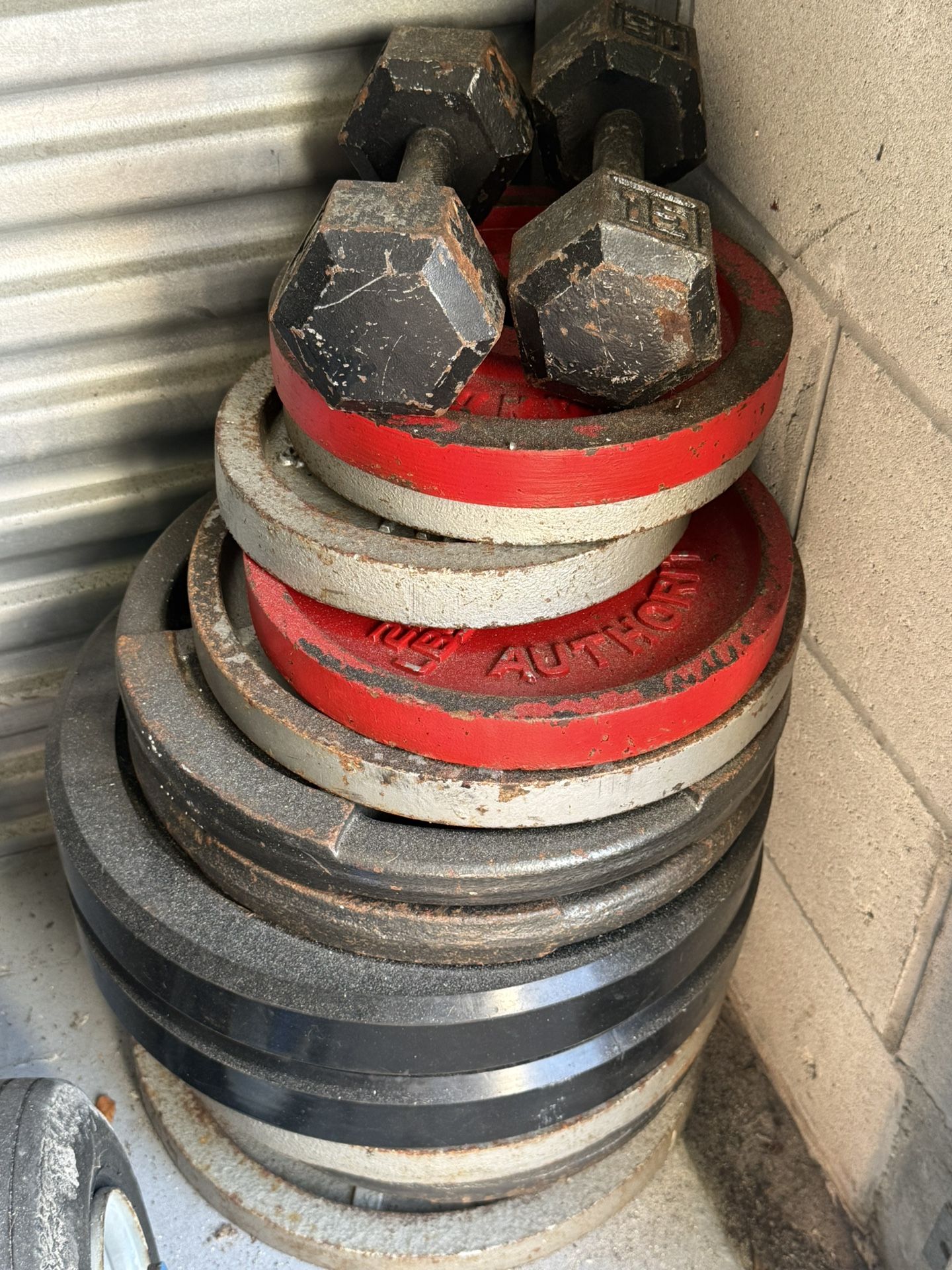 Cast Iron Weights / Iron Dumbbells - OBO!!