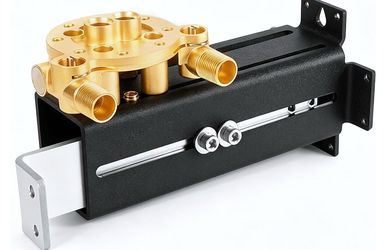 Freestanding Tub Filler Single Riser Floor Mounting Kit