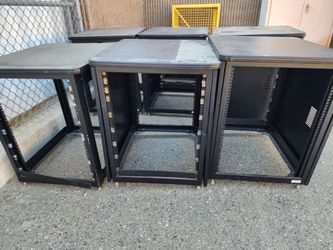 6 Winsted AV Racks with Work Surfaces – Pickup Only