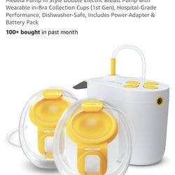 Medela Pump in Style Double Electric Breast Pump with Wearable in-Bra Collection Cups (1st Gen), Hospital-Grade Performance, Dishwasher-Safe, Includes