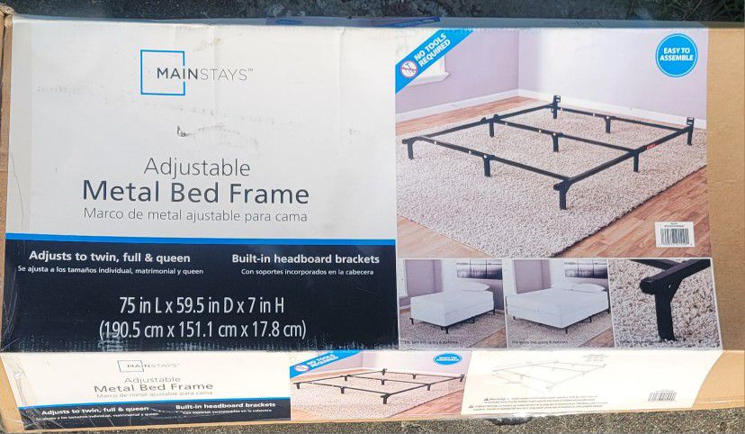 Adjustable Bed Frame  / Twin, Full and Queen