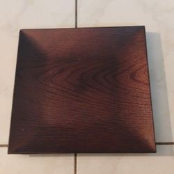 4 Large Brown Plates 