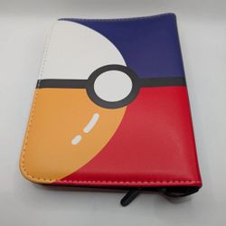 200 Card Slot Pokemon Trading Card Holder Case Binder 7.5" X 9.5"