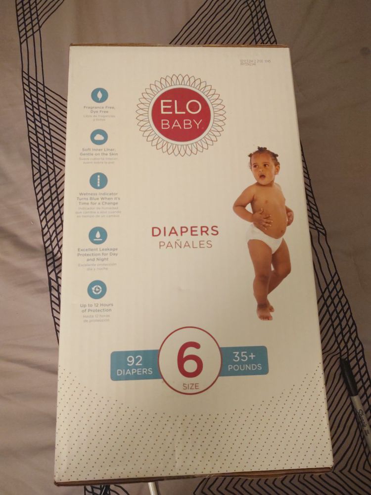 ELO BABY DIAPERS size 6