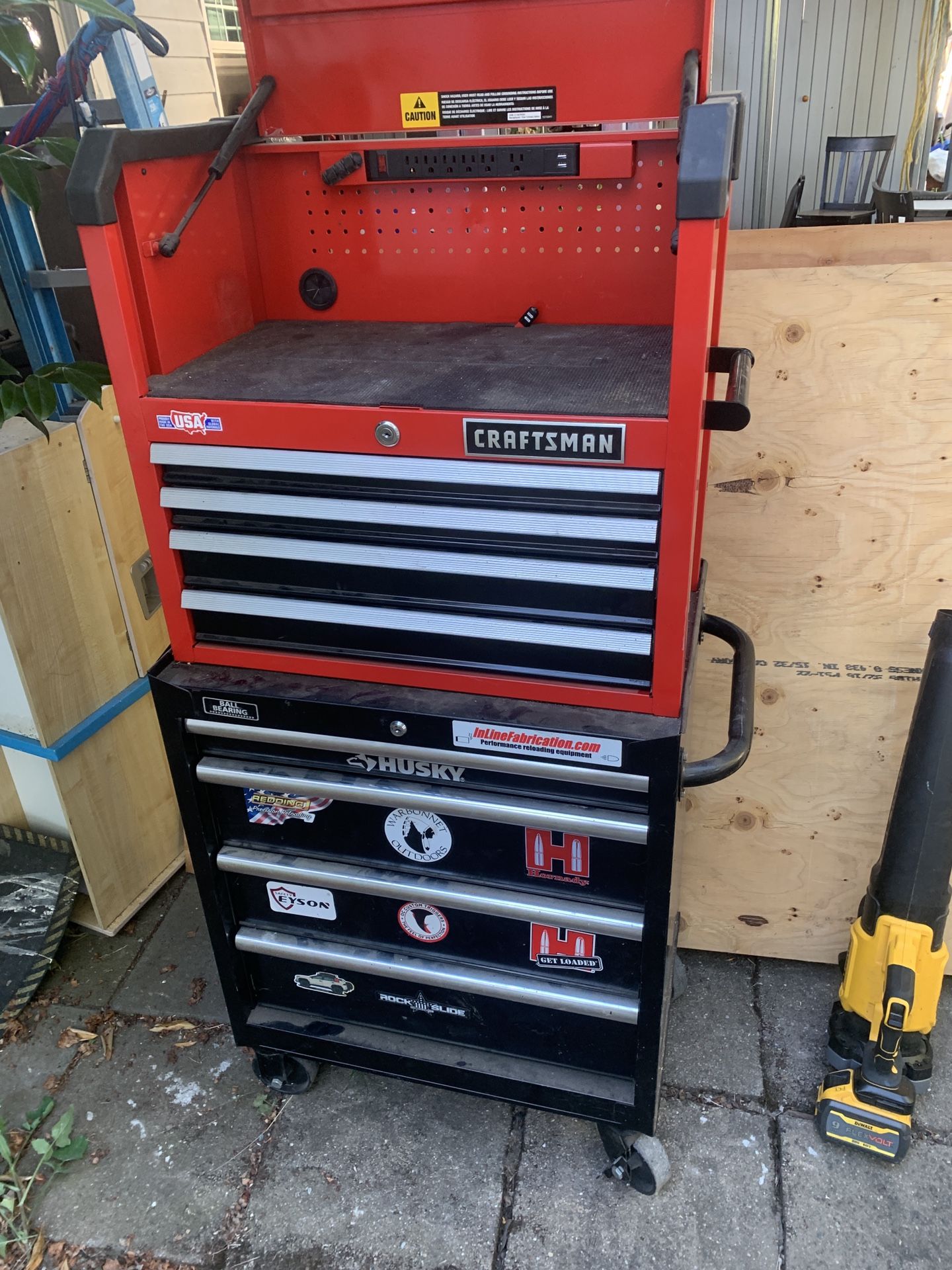 Craftsman And Husky Tool Box