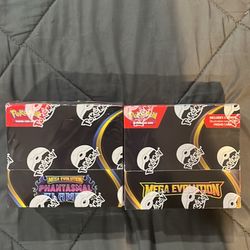Mega Evolution + Phantasmal Flame booster box’s 