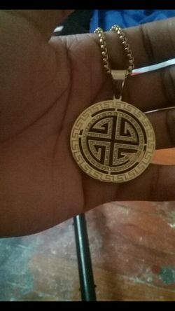 Gold filled chain and pendent