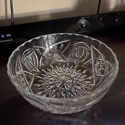 Crystal bowl 8 inches