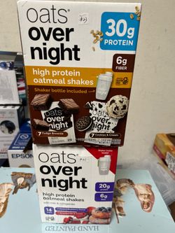 Oats Overnight Variety Pack, 20g Protein Shake