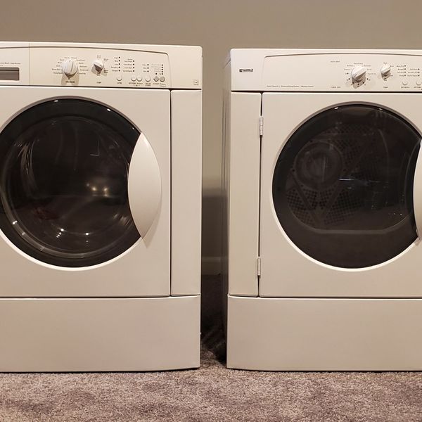 Kenmore Elite 417 Series Washer and Dryer (FrontLoad, Stackable) for