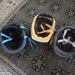 Free 3 Kids Helmets Don't Ask Me For The Size I Don't Know Must Take All Three (S.Hill)