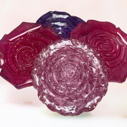 Elegant Floral Resin Coasters 
