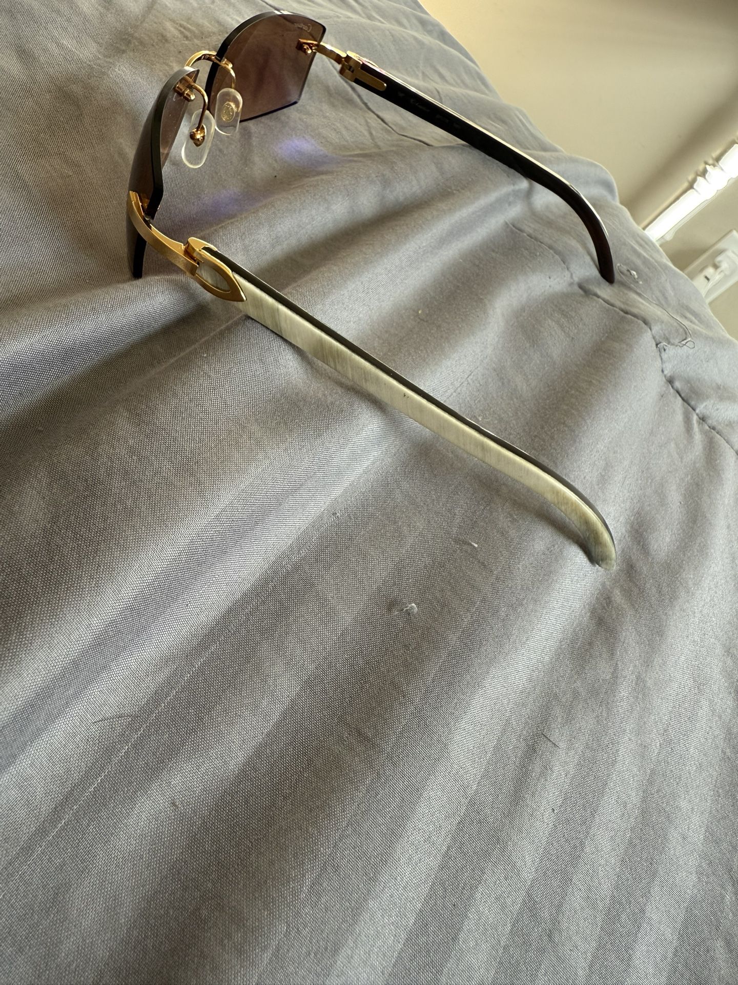 Cartier Genuine Buffalo Horn Sunglasses