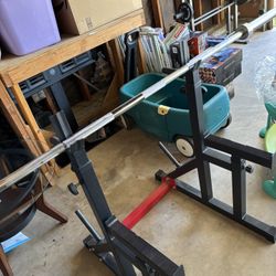 VANSWE Squat Rack for Home Gym, Weight Lifting Bench Press Rack, Fitness Adjustable Barbell Stand