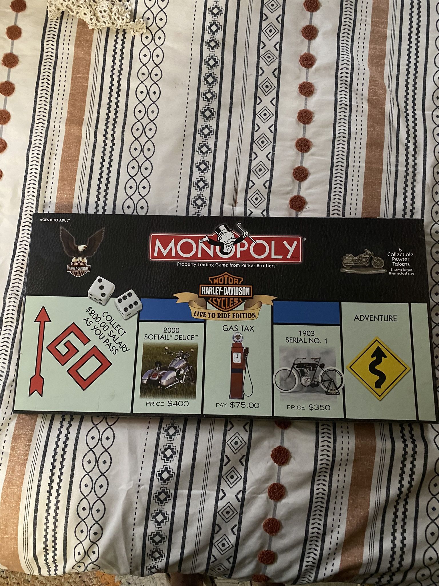 Harley Davidson Monopoly Game