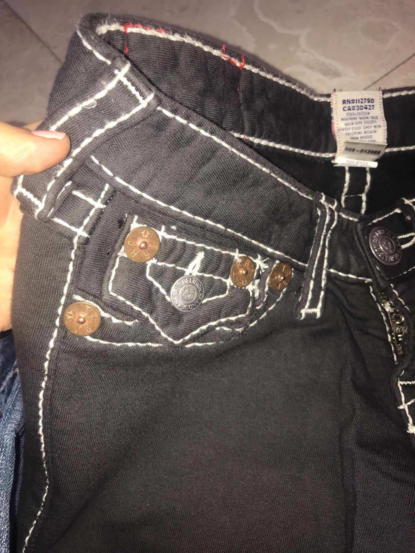 TRUE RELIGION women's jeans like new! Size 25 and 26