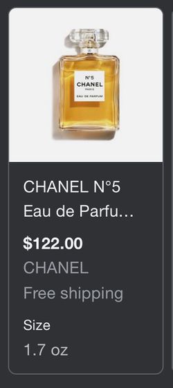 Chanel No. 5 Women's Perfume 1.7 Fl. Oz. 50 ml. in Original Packaging for  Sale in Alhambra, CA - OfferUp