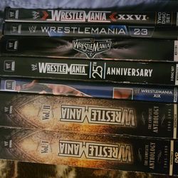 Wrestlemania DVDs