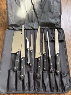 🔪 KA PROFESSIONAL CHEF KNIFE SET – 8 PIECES – NEVER USED! 🔥