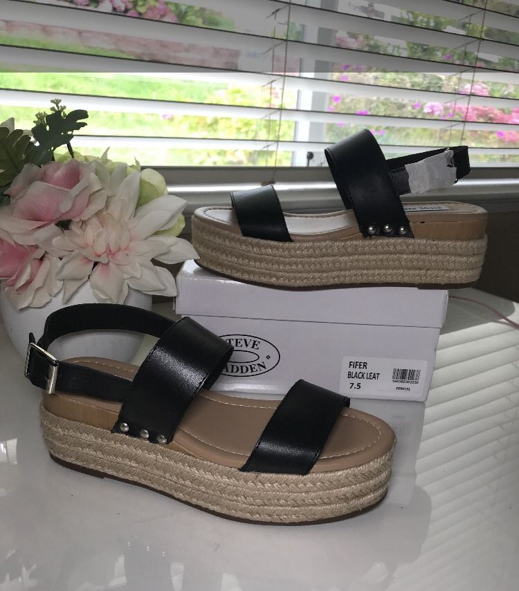 Steve Madden Fifer Espadrille Sandal Size 7.5