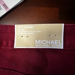 Michael Kors Skinny jeans-Size:10-Color: Cinnamon Retail:$98.00 Pick up only 77090 area