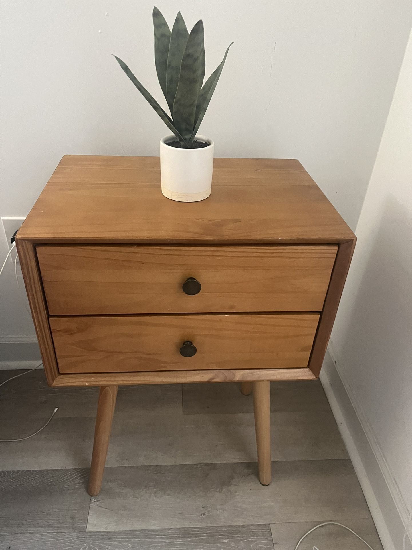 Wood Side Table
