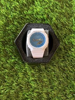 Casio G-Shock White and Blue Watch