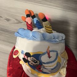 Mickey Mouse Birthday Cake Hat 