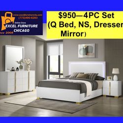 💥 FREE DELIVERY💥Brand new 4PC Queen Size Bedroom Set. 
