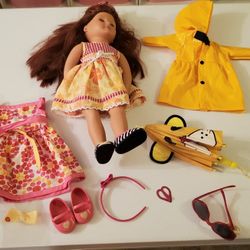 Cute Our Generation Doll With Clothes 