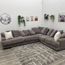 Gray Sectional Couch - Free Delivery