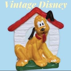 VINTAGE & RARE DISNEY PLUTO PLANTER, THE WALT DISNEY CO. BY HOAN LTD