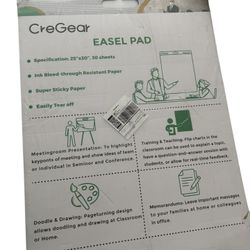 CreGear Easel Pad 25”x30” 30 sheets - Set of 3 Pads