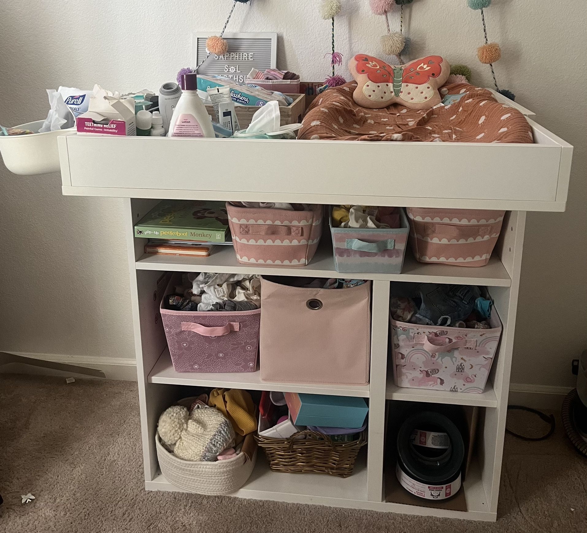 Diaper Changing Table/Storage