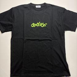 Off white black green tee
