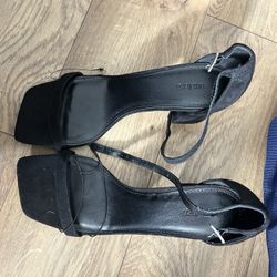 2 Pairs Of Black Heels Size 9