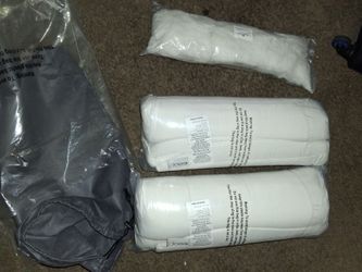 2 brand new pillows with extra stuffing