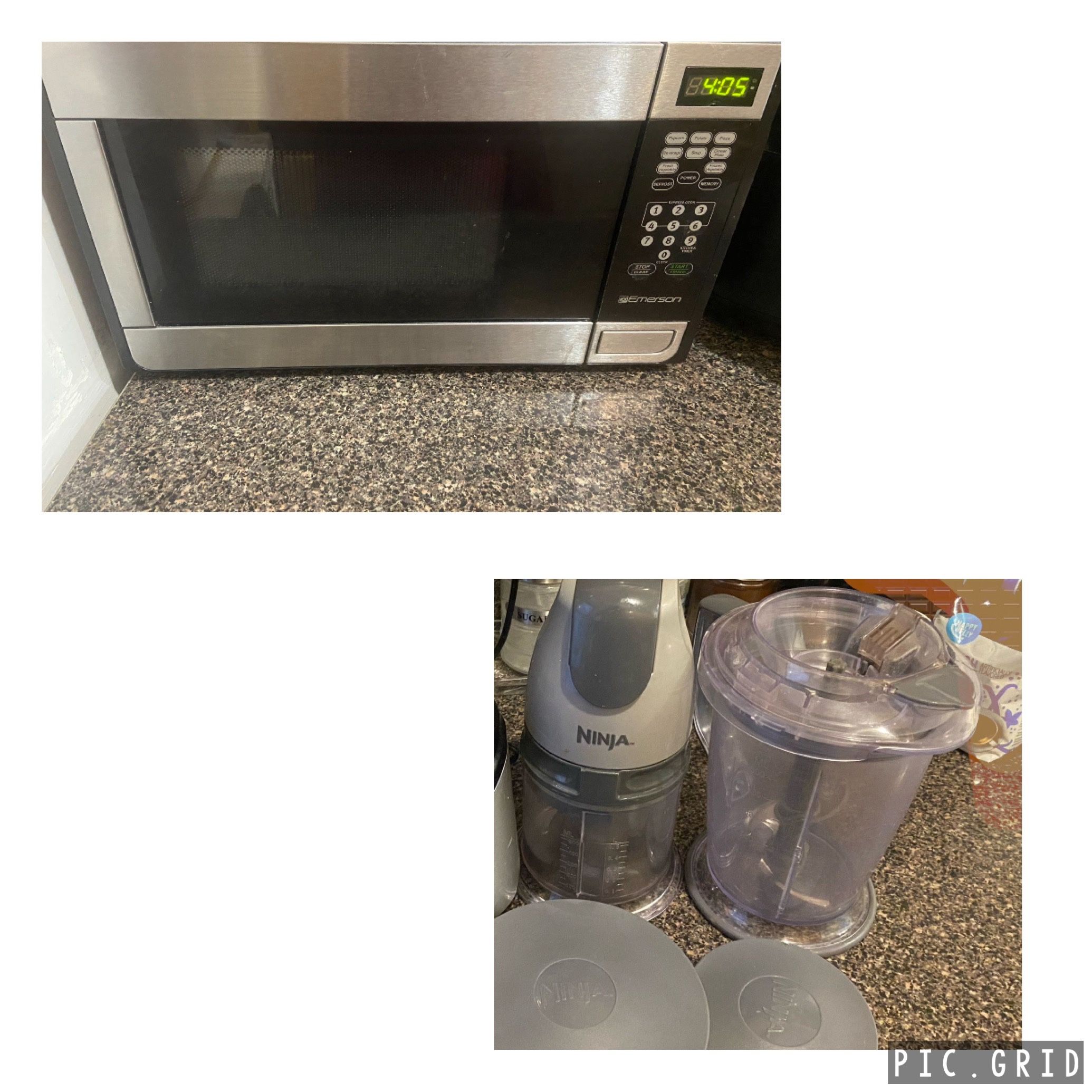 Microwave And Blander 