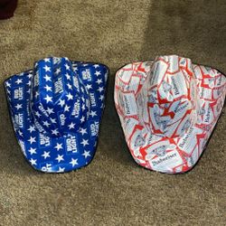 Budlight And Budweiser Party Cowboy Beer Hats 