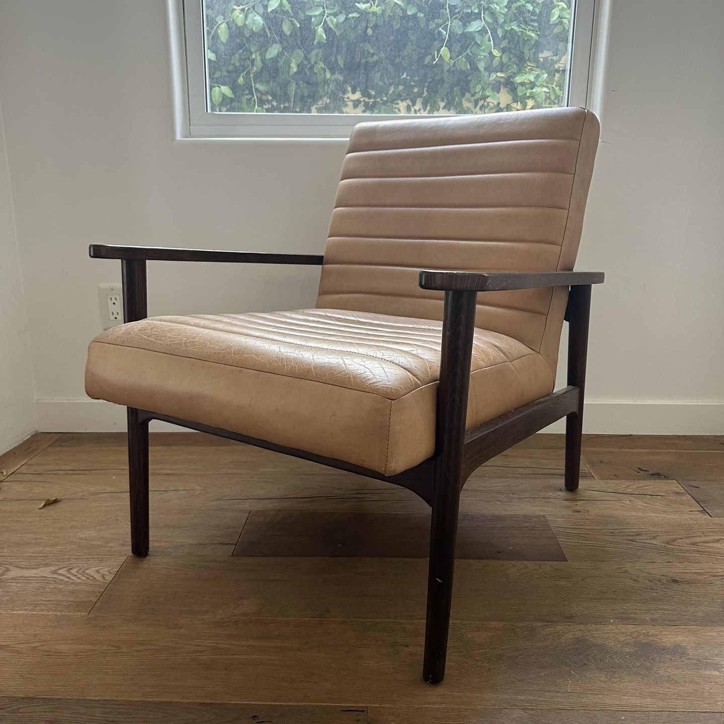 Article Lounge Chair (tan leather)