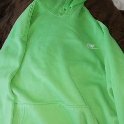 Green medium Nike hoodie