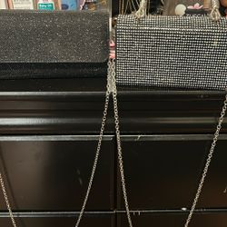 silver sparkly handbags 