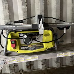 RYOBI 13 Amp 8-1/4 in. Compact Portable Corded Jobsite Table Saw )