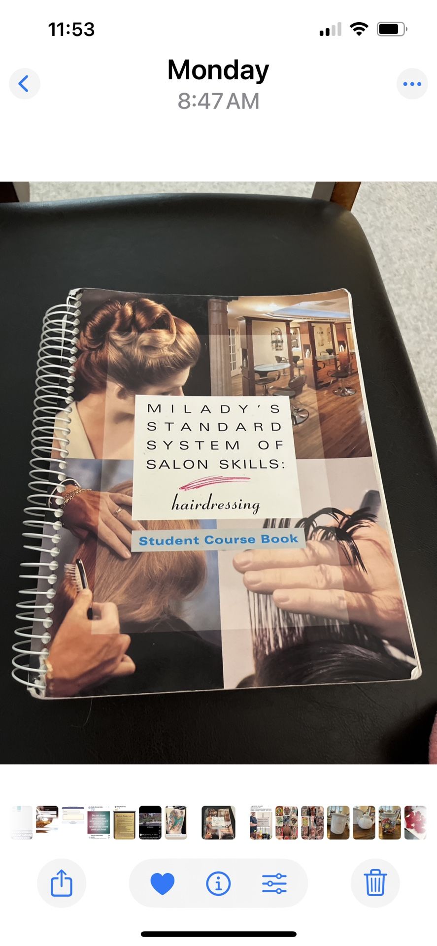 Book On Haircutting By Milady’s